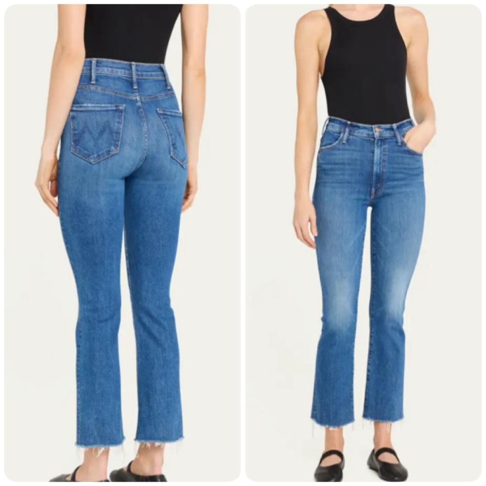 MOTHER Hustler Cropped Ankle Jeans